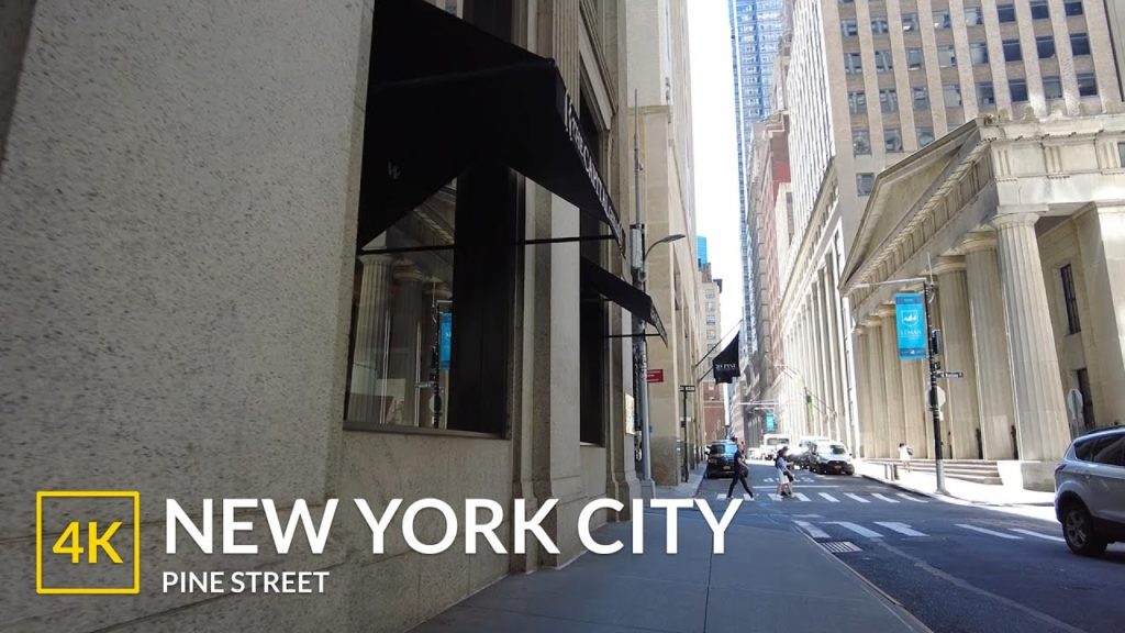 NYC Walks - Financial District - Pine Street