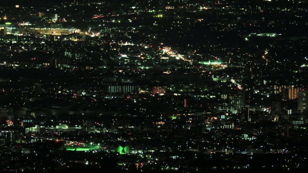 伊豆スカイラインから見る夜景（沼津･三島付近 望遠） 2021/10/23