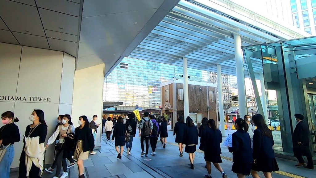 【神奈川県横浜市】横浜駅周辺を散歩！日本最大の人口を誇る大都市【380万人】(Japan Walking around Yokohama Station)