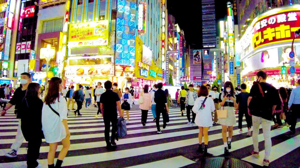 [Shinjuku Walk in Tokyo] Urban Night Walk ♪ (4K ASMR non-stop 38 minutes)