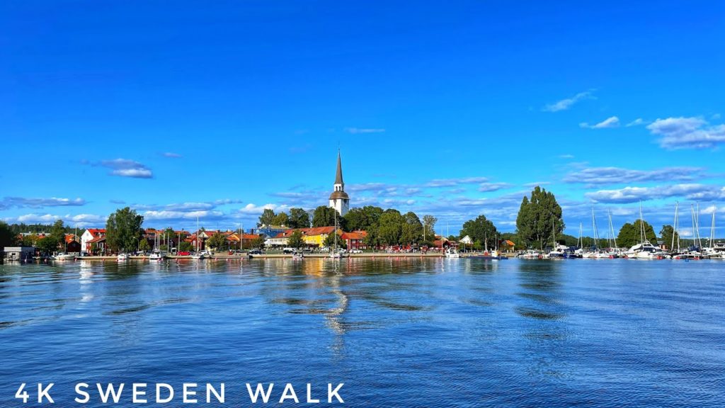 Mariefred, the Most Scenic Town in Sweden? スウェーデン散歩 4K
