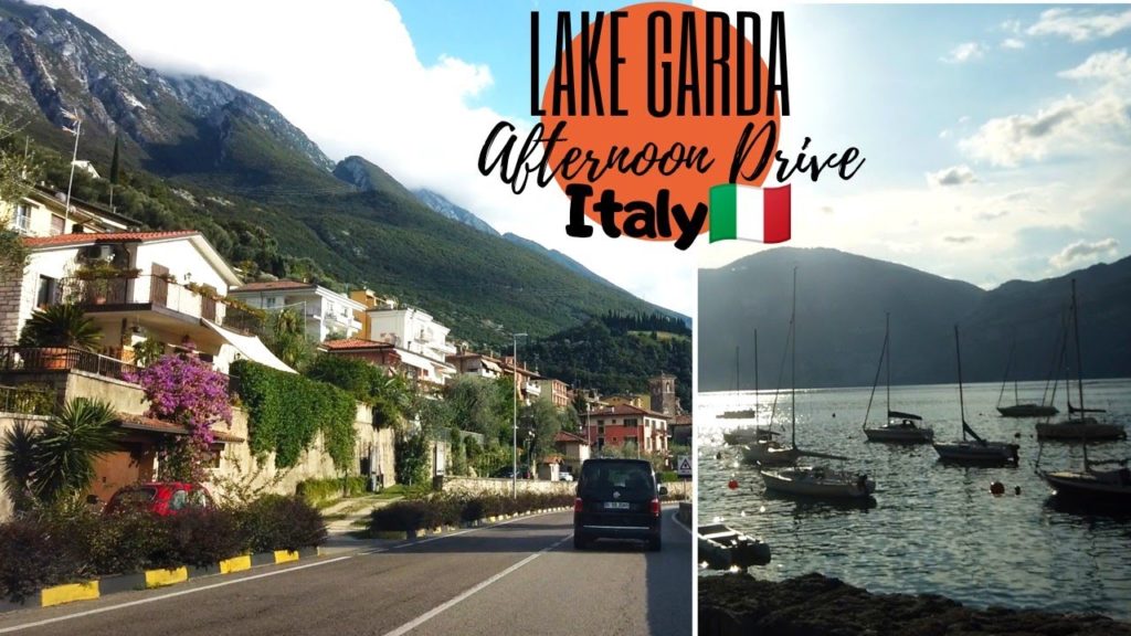 Afternoon Drive in Lake Garda,ITALY🇮🇹 View of lake garda in the afternoon🏞️ Lago di Garda italia