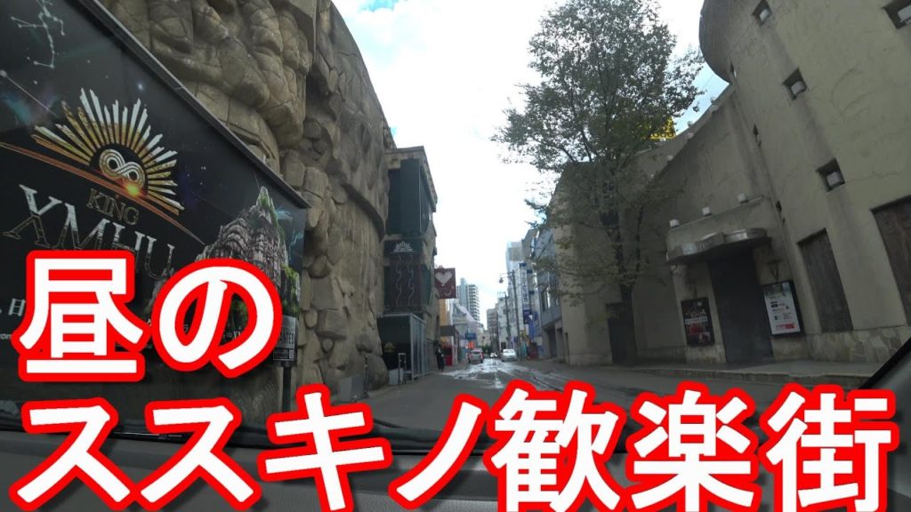 北海道/札幌市の繁華街(夜の歓楽街)ススキノ(すすきの)付近市街地をドライブ(運転)Driving in the city center of Sapporo city,Hokkaido,Japan 北海道/札幌市の繁華街(夜の歓楽街)ススキノ(すすきの)付近市街地をドライブ(運転)Driving in the city center of Sapporo city,Hokkaido,Japan