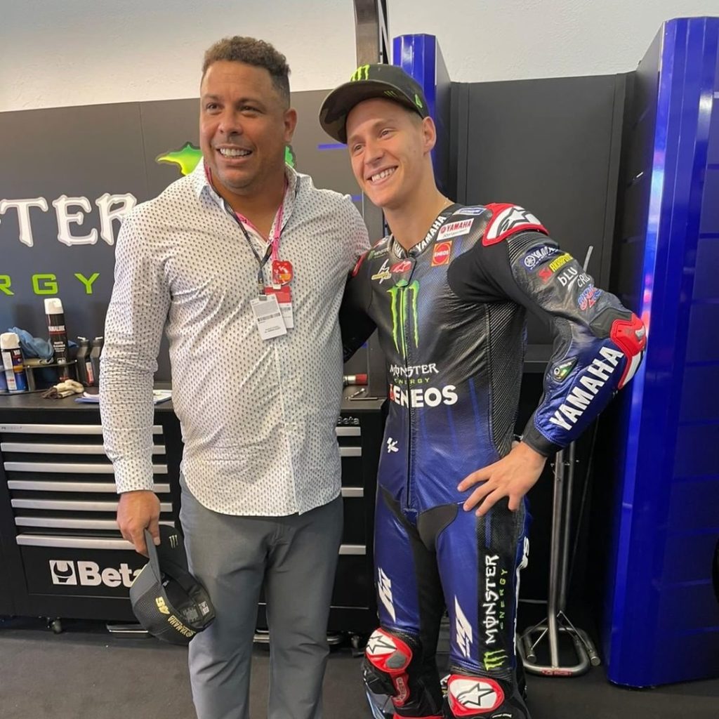 We have a VIP in our box  Thank you for coming to say hello, @ronaldo!  #Monste...