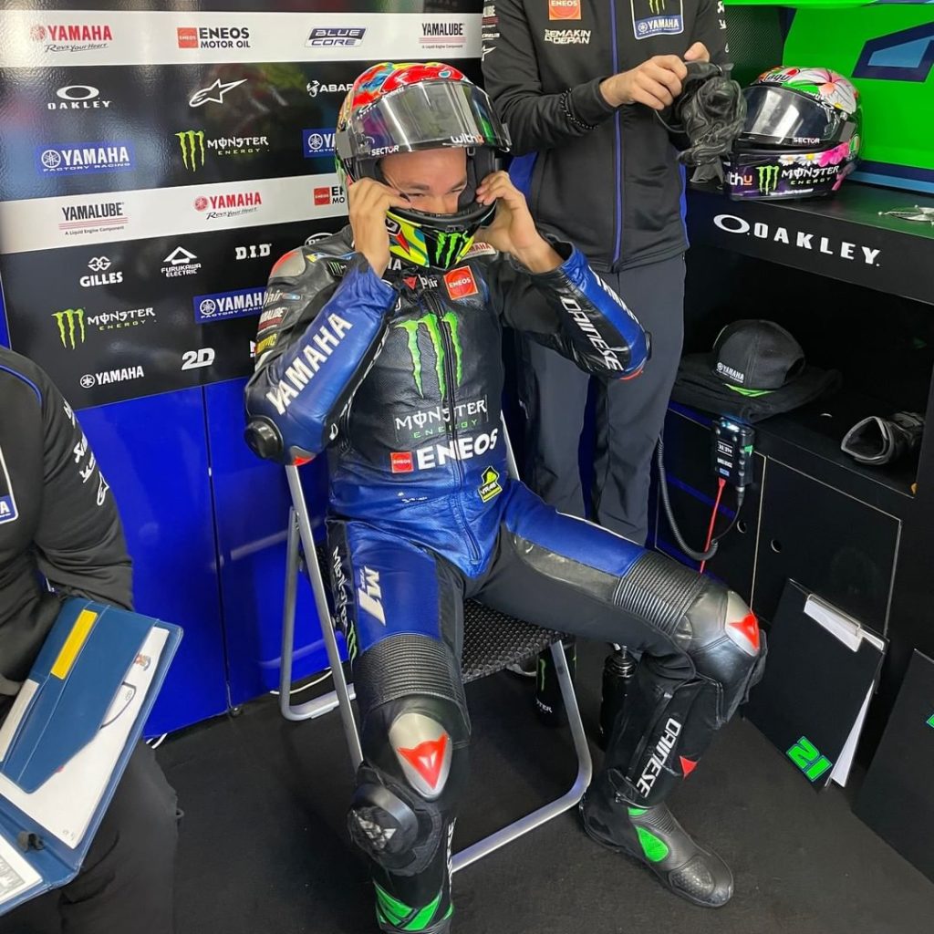 All @vr46ridersacademyofficial riders, including @frankymorbido, are riding with...