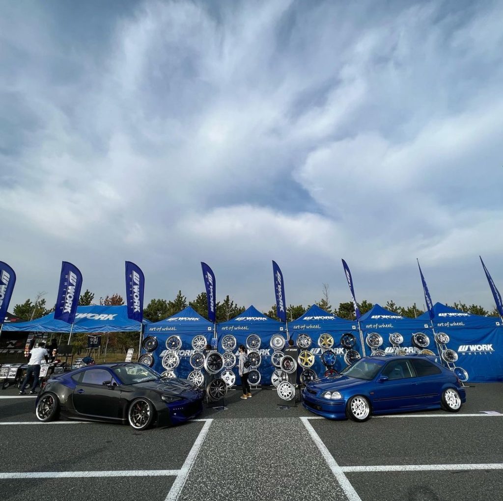 Stancenation Japan G Edition in Yamaguchi! WORK Wheels booth ready! 
Special tha...