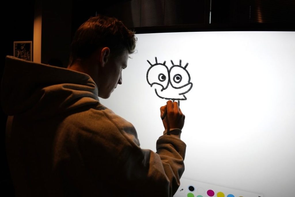 A live art exhibition at the Yamaha Motor Racing Headquarters  #ELD1ABLO | @fab...