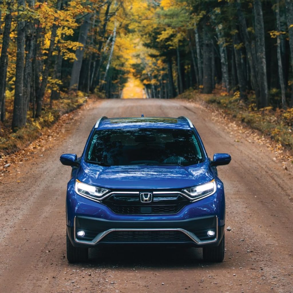Sweater weather meets stylish performance.  #Autumn #HondaCRV #HondaPilot #Hond...