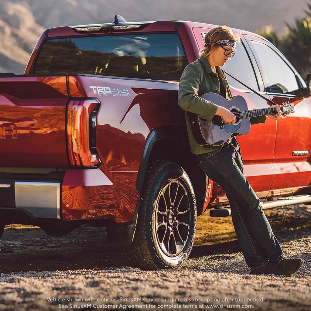 Always ready for a show. #Tundra #LetsGoPlaces...