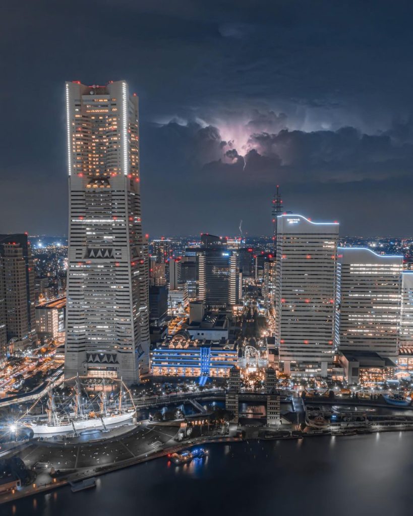 Bright lights, big city!  Yokohama's futuristic waterfront, Minatomirai, is the...