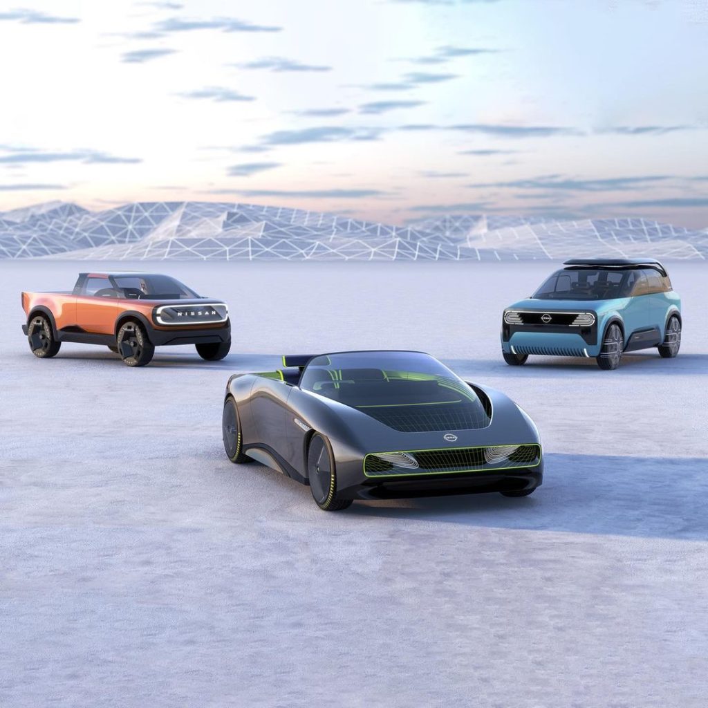 Surf-Out, Max-Out, Hang-Out 3 #Nissan concept electric vehicles.
Would you rathe...