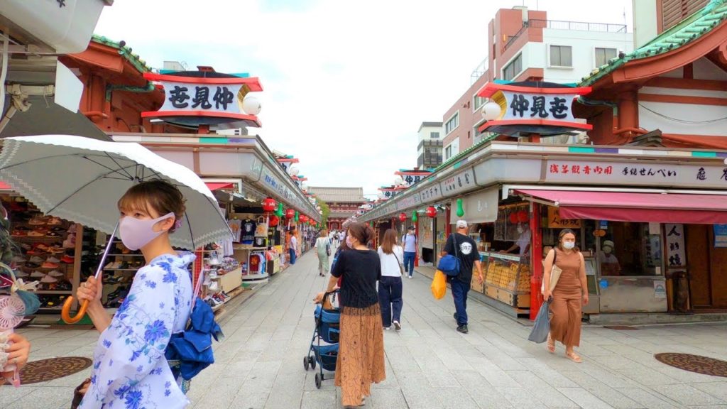 Tokyo Asakusa walk🌟Adorable women in Kimonos – Aug 2021【4K】 Tokyo Asakusa walk🌟Adorable women in Kimonos - Aug 2021【4K】