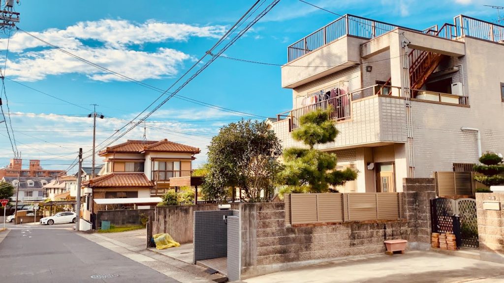 4K Japan Walk - Modern Japanese Houses | Neighborhood Walking Tour in Nagoya Japan