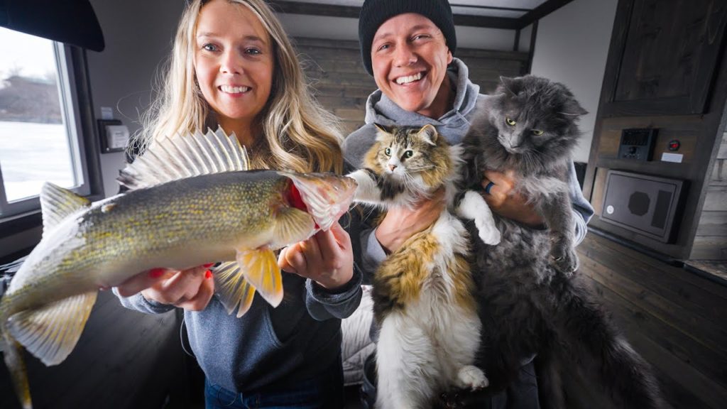 Catching Fish In LUXURY (Ice Fishing Vacation!) Catching Fish In LUXURY (Ice Fishing Vacation!)