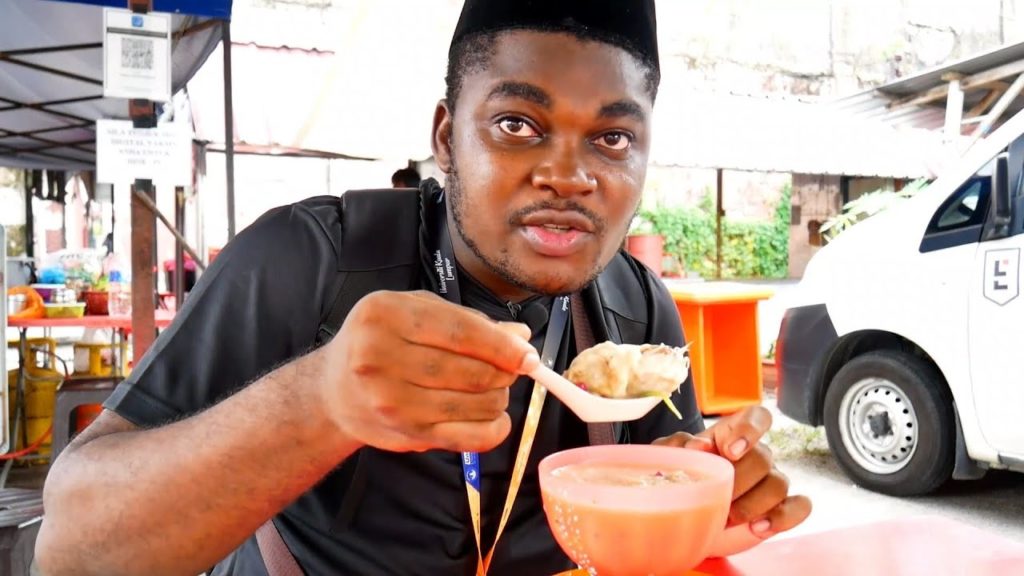 FIRST TIME Trying CENDOL DURIAN | Street Food Malaysia, Travel Vlog | Explore with Bolu