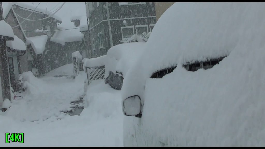 Japanese Winter(It's heavy snow today.)