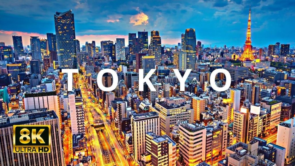 Tokyo, Japan 🇯🇵 in 8K ULTRA HD 60 FPS - 1st Largest City in The World Drone View