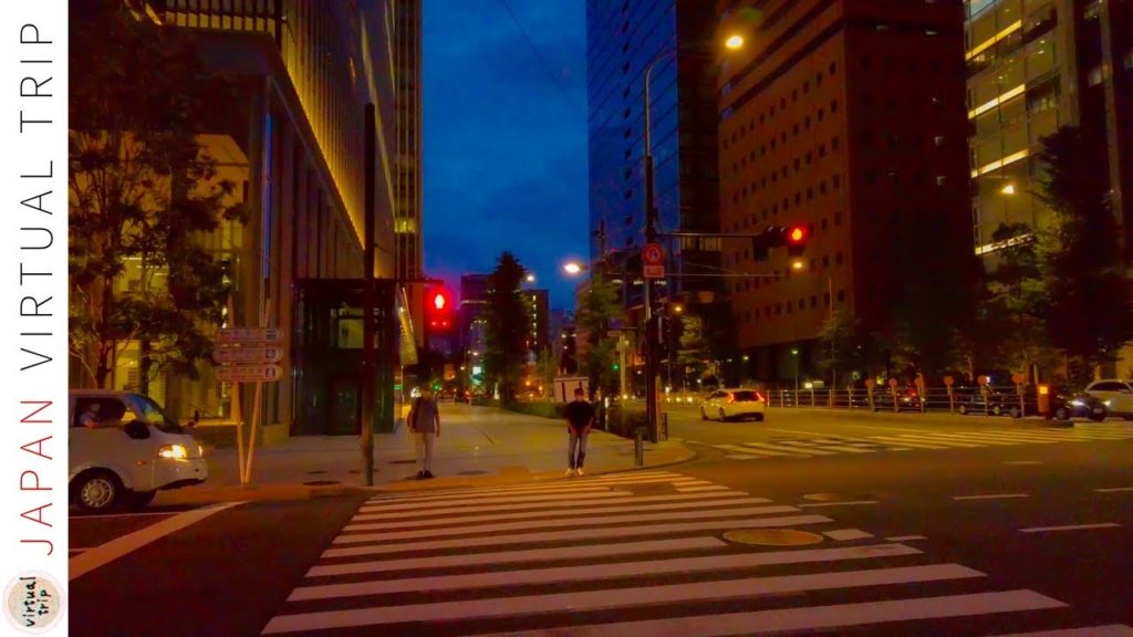 【4K】Tokyo Night Walk - Otemachi, Japan 2021