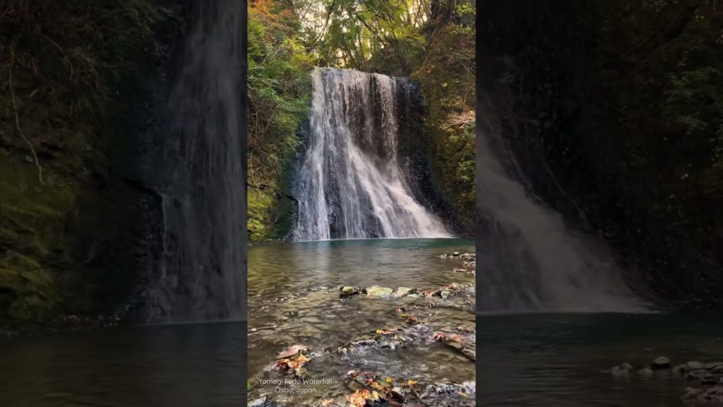 Photographing Yomogi Fudo Falls in Chiba, Japan