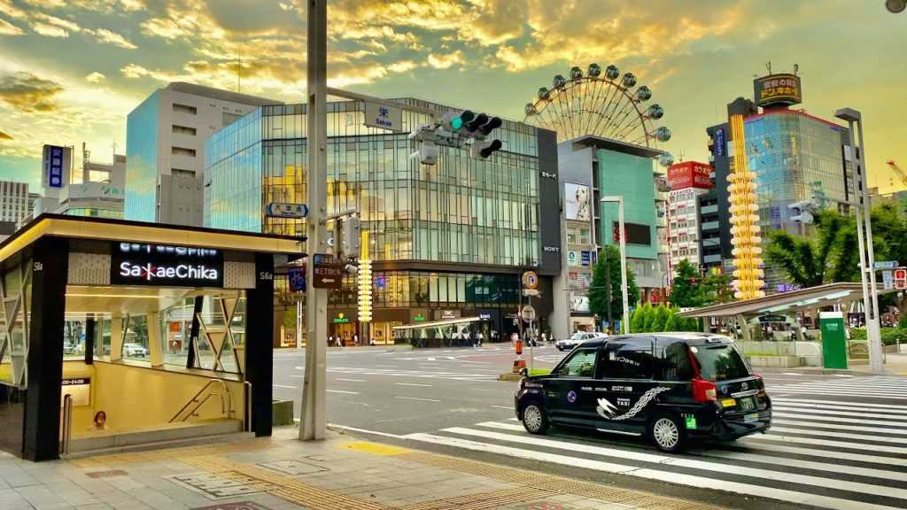 4K Evening Walk at Sakae Station, Nagoya, Japan