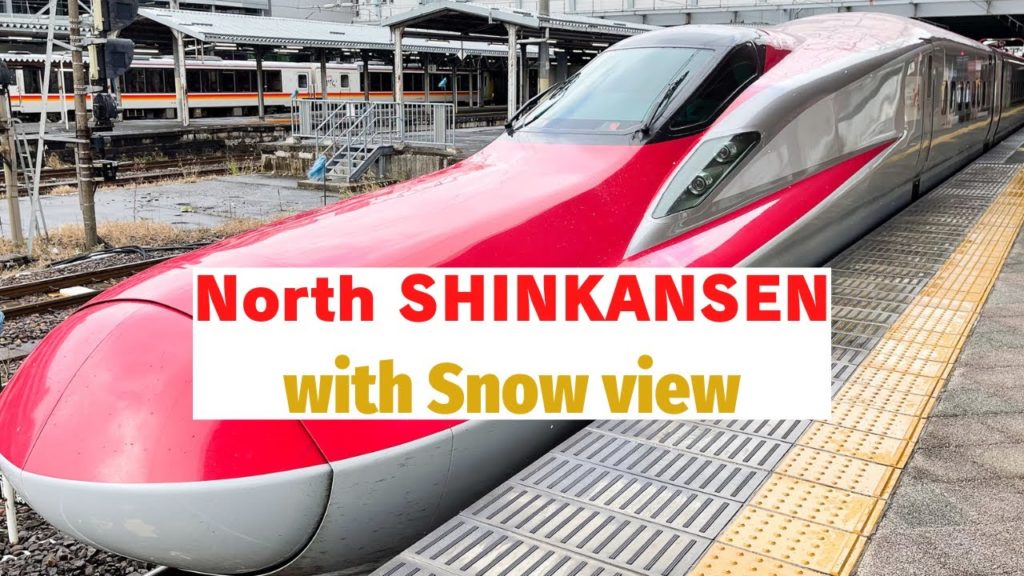 AKITA SHINKANSEN 'KOMACHI' trip with beautiful snow view in Japan /  Tokyo to Akita