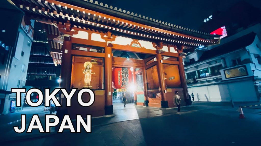 4K Night Walk in Asakusa Tokyo - Beautiful Tokyo Skytree at Night | 東京2021