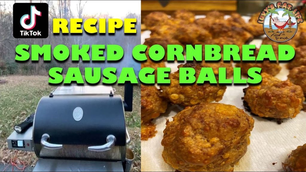 TikTok Recipe Smoked Cornbread Sausage Balls