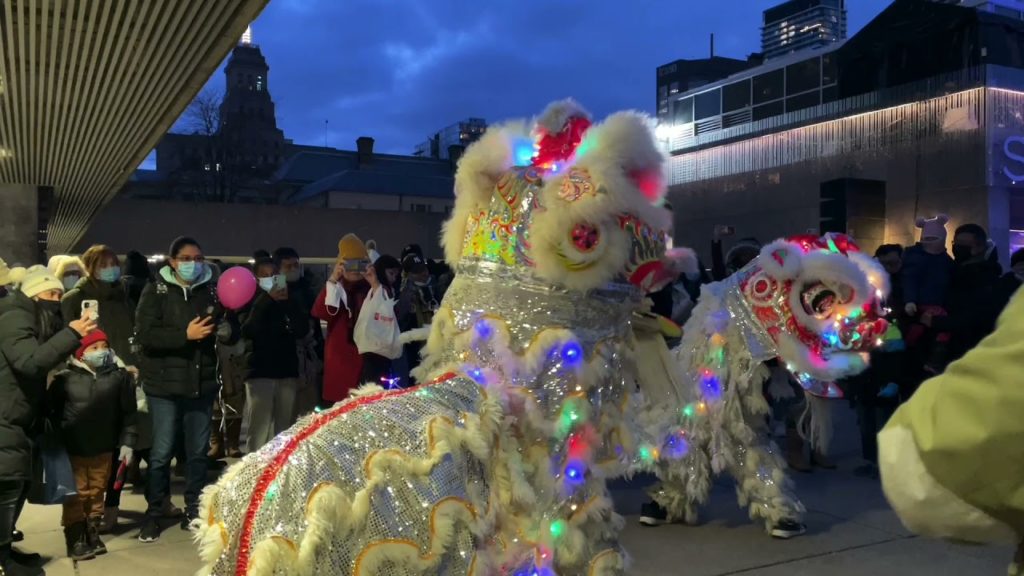 Lion Dance Show at Nathan Phillips Square