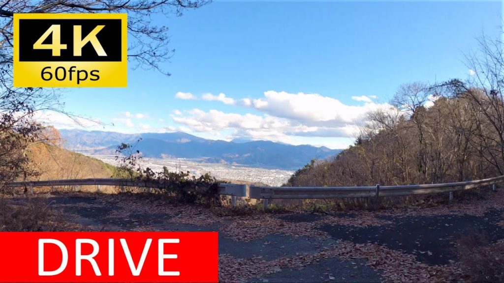 【Driving in Japan】Nagano City Forest Road Kunimi/Asahiyama Line: Yamadanaka - Tsumashina [4K]