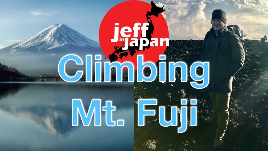 Climbing Mt.  Fuji