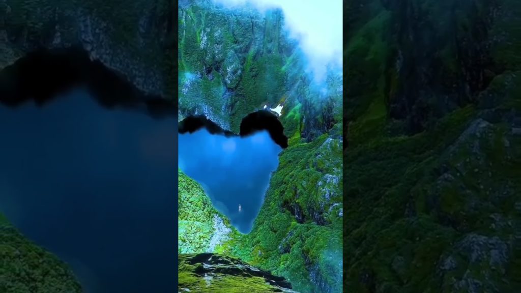 A Heart Shaped Lake 💦 Hokkaido, Japan #shorts