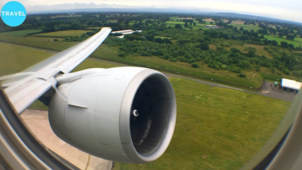 GE90 ENGINE ROAR | Singapore Airlines 777-300ER Takeoff from Manchester Airport!