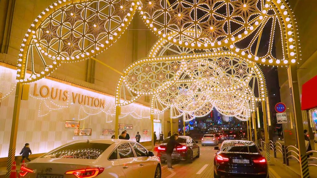 2021 X-mas and year-end mood walking tour in Seoul!  4K HDR + ASMR