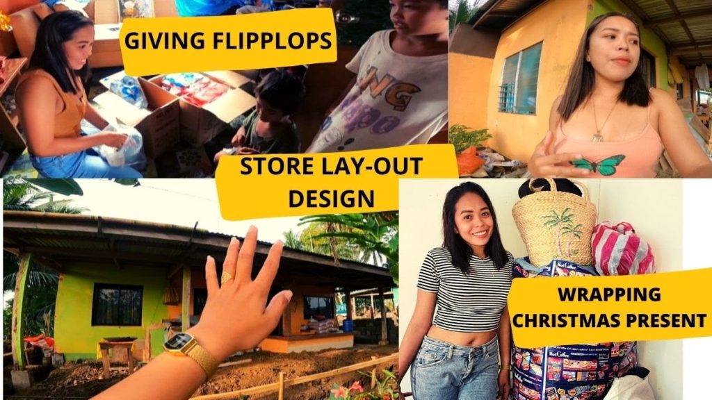 Wrapping Christmas Present for the Church- My Sari-Sari Store Lay-out Design in the Country side