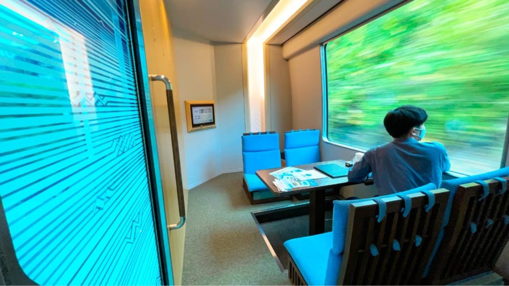 Riding Japan's Private Luxury Compartment Train with Food Service | Osaka to Mie Riding Japan's Private Luxury Compartment Train with Food Service | Osaka to Mie