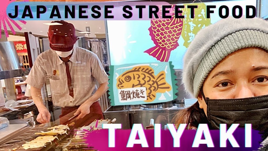 TAIYAKI JAPANESE STREET FOOD /How Taiyaki is made in  SAPPORO HOKKAIDO JAPAN