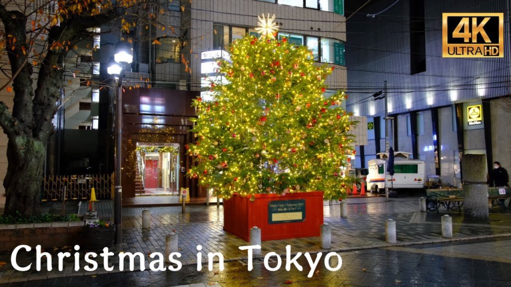 Tokyo Christmas Lights 2021. Jiyugaoka | Walk Japan ［4K］
