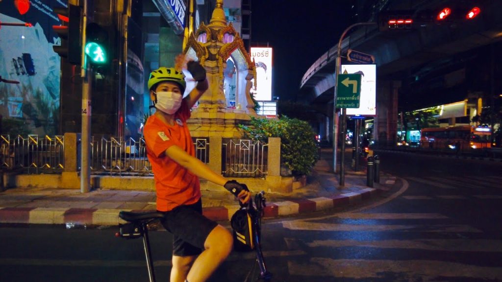 4K Night Cycling in Downtown Bangkok / Thailand 🇹🇭- 4K 60fps