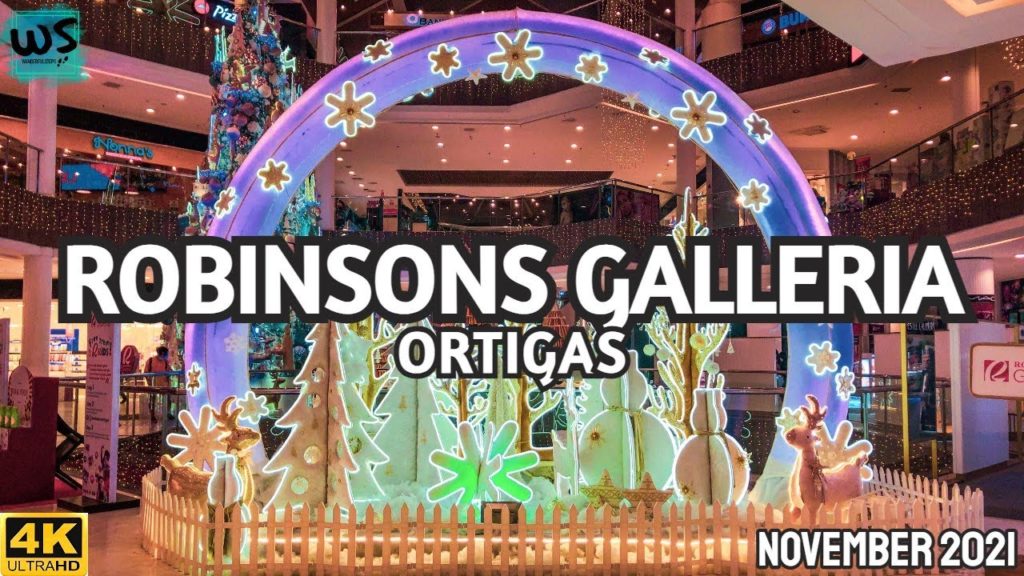 [4K] Robinsons Galleria Christmas Walk🎄- Mall Walking Tour Metro Manila 🇵🇭 New Normal 2021