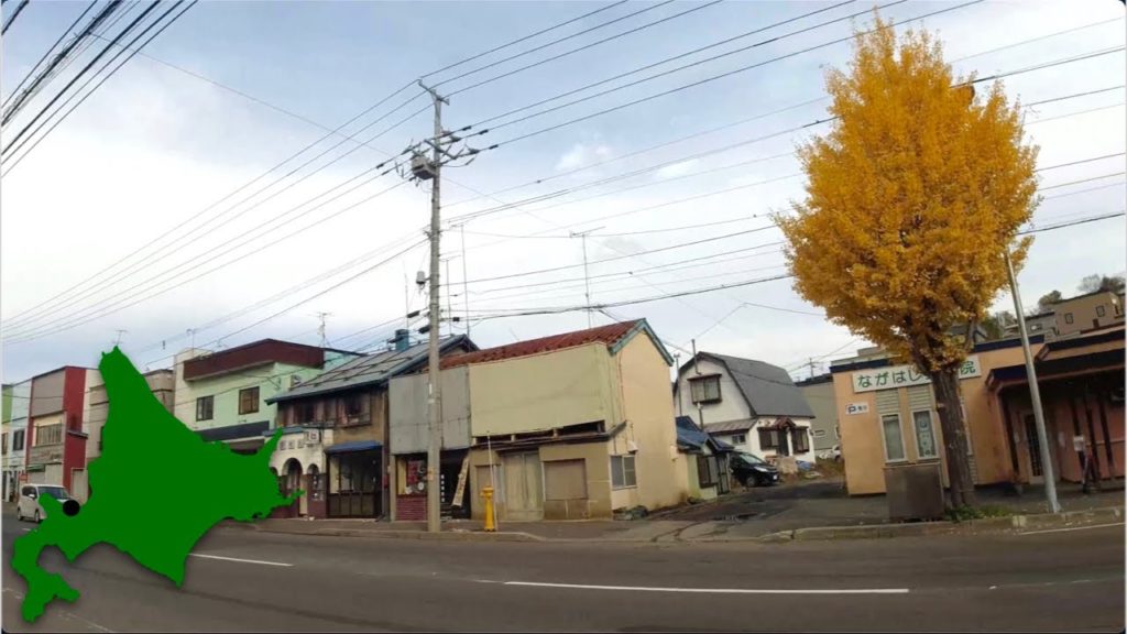 4K Walk Japan　小樽市長橋の商店街を散歩　2021年10月