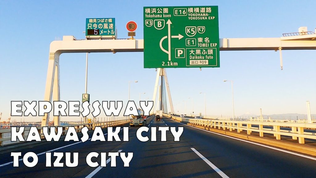 4K Japan Expressway - Long Drive from Kawasaki City to Izu City