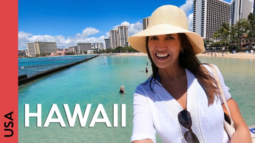 Honolulu, HAWAII - Enjoying Waikiki beach 😎 | Oahu vlog 1