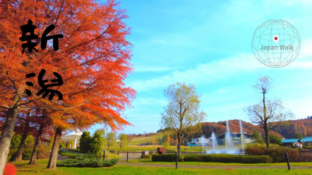 4K  NIIGATA JAPAN -  NIIGATA hillside park Neighborhood Walking Tour | 新潟長岡 2021