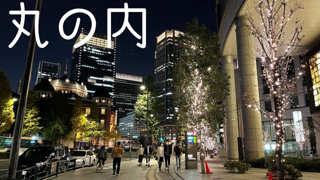 【4K Tokyo walk】Most beautiful Christmas lights of Hogwarts ［Reupload in 4K HDR］ | Winter 2021