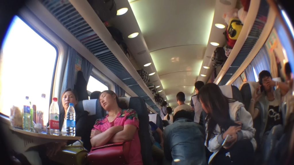【中国旅行記、China Travel】2015年8～9月⑲、蘭州～上海へ席無しで1泊2日の列車の旅編【乗り鉄・ニコ生風】