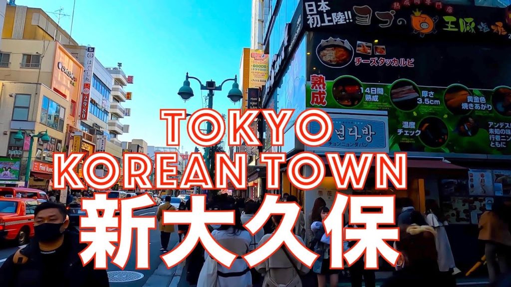 【2021 Tokyo 4K】  도쿄 코리안타운 신오쿠보 Tokyo KoreanTown Shinokubo 新大久保 DEC 2021