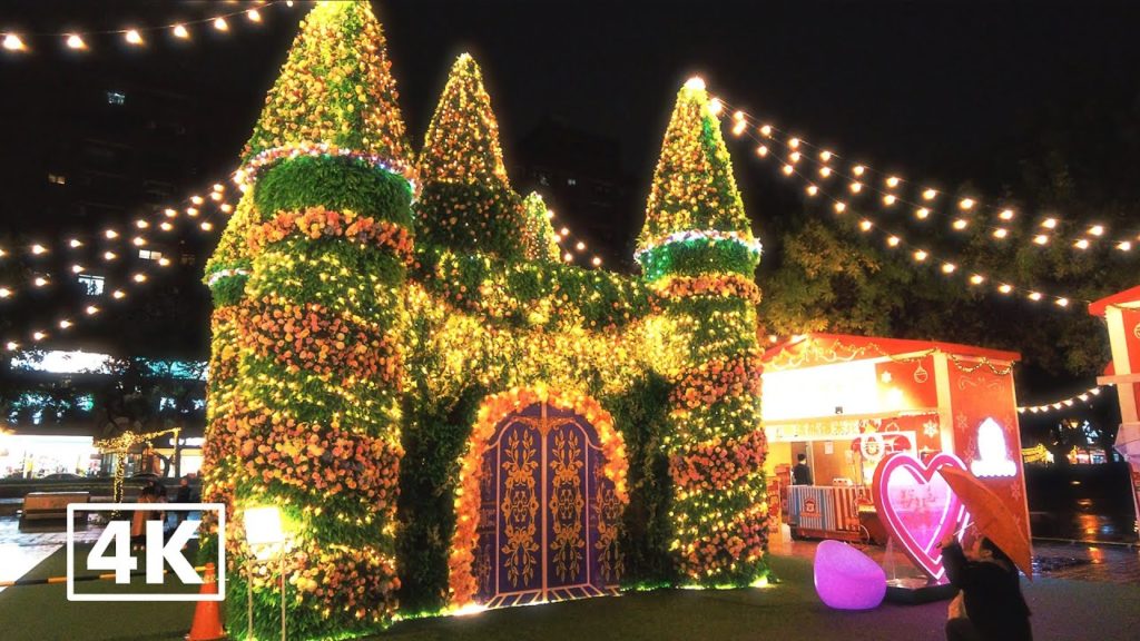 4K Dreamy Tour Ambiance: New Taipei City Christmas Lights 30P 4K Dreamy Tour Ambiance: New Taipei City Christmas Lights 30P