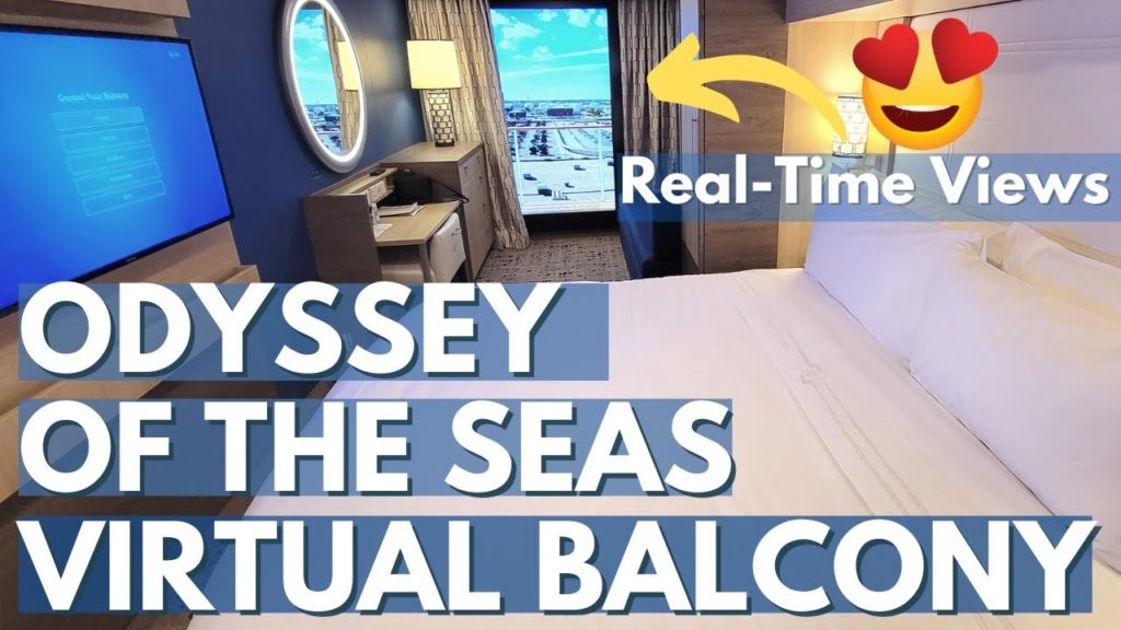 Odyssey Of the Seas, Virtual Balcony Stateroom, Royal Caribbean Cruise Cabin Odyssey Of the Seas, Virtual Balcony Stateroom, Royal Caribbean Cruise Cabin