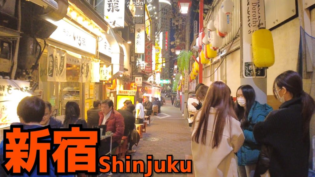 [新宿散歩] Nightwalk in Shinjuku | 金曜夜の賑やかな新宿駅西口周辺を歩く（2021年12月#1）