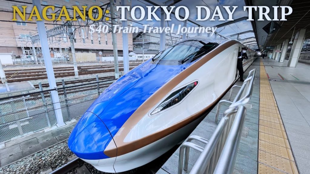 $40 Day Trip from TOKYO Exploring NAGANO, Japan | Shinkansen, Street Food, Hot Spring